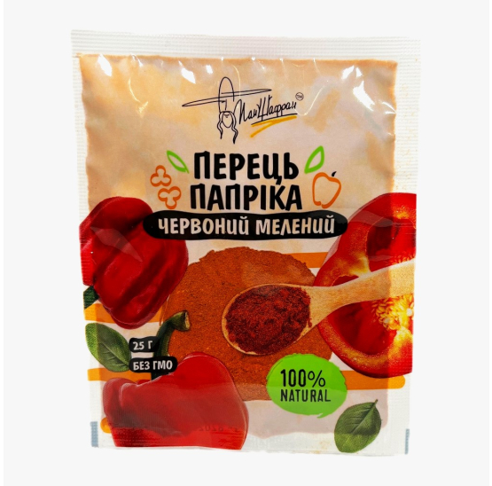 Паприка меленая 25г купить оптом, цена за 1 кг в интернет-магазине специй